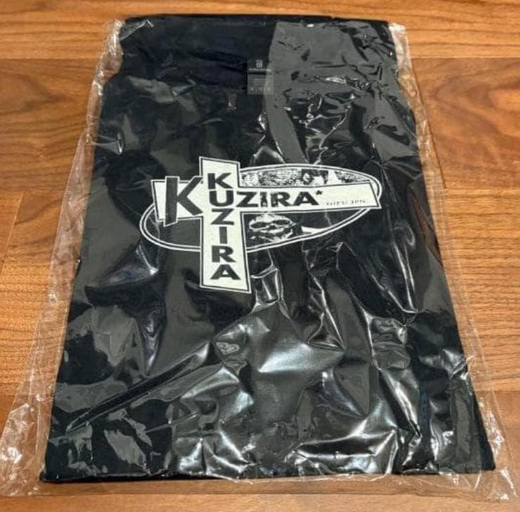 【新品未開封】KUZIRA デスTシャツ ブラック XL ピザT 黒