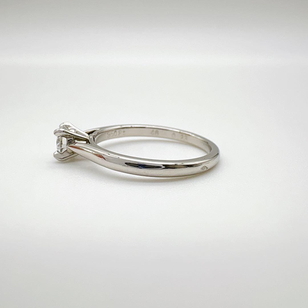 Cartier カルティエ リング ソリテール ダイヤ 0.23ct 鑑定書付き