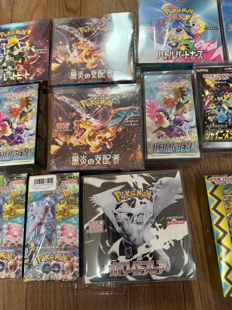 ポケモンカードbox 全て未開封シュリンク付き