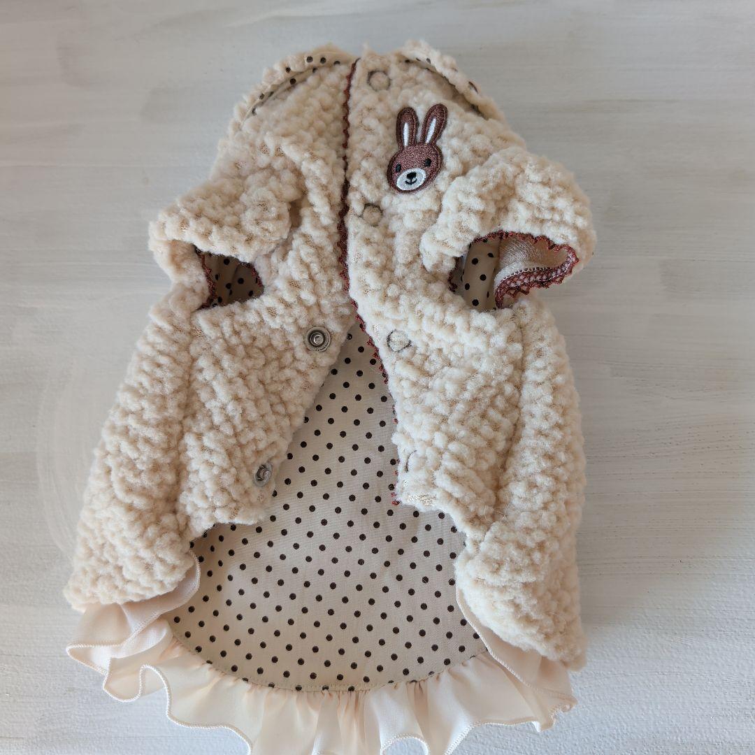 ブルブブ　ボアベアパフスリーブコート