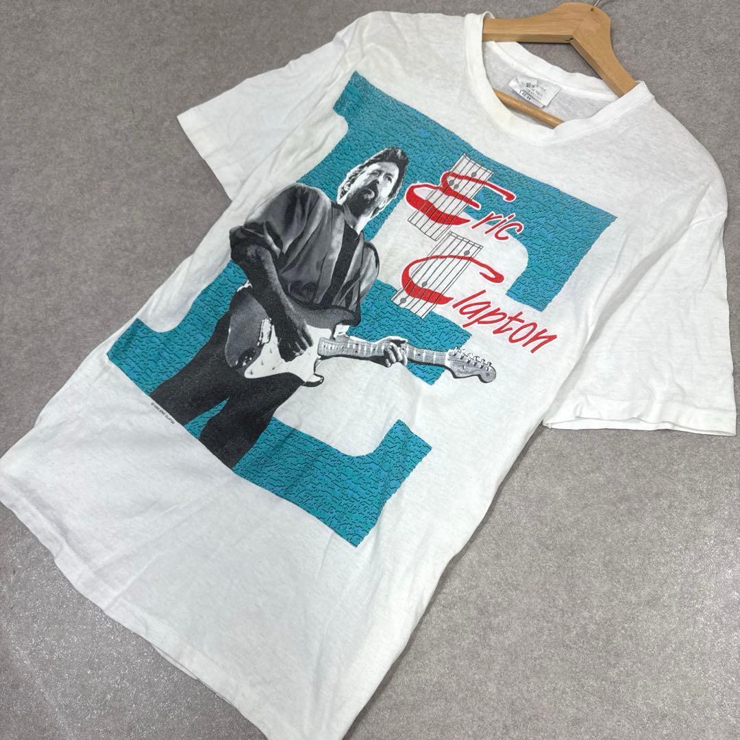 希少 80s Eric Clapton ヴィンテージ バンドTシャツ USA製