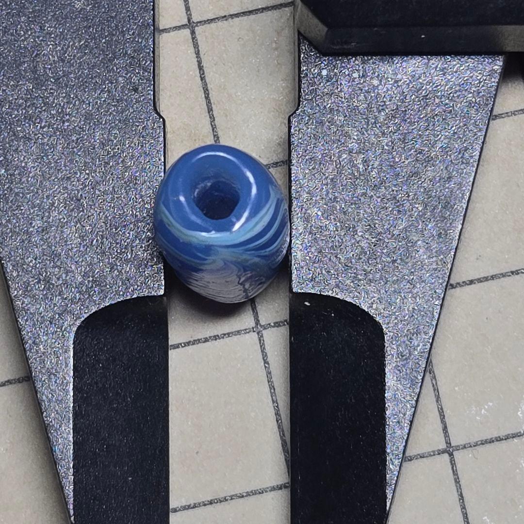 超稀少　美品　パールブルーバイオレットフェザー　goro's等のカスタムに 2