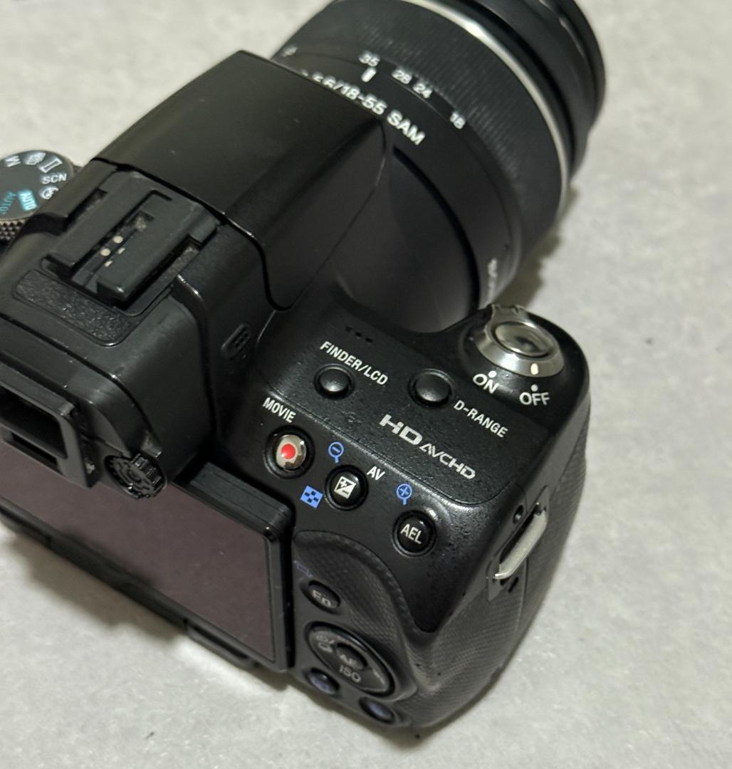 SONY α55 レンズキット ソニー SLT-A55V バッテリー２個付
