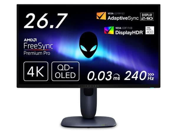 4K QD-OLED 240Hz ゲーミングモニター AW2725Q 状態良好