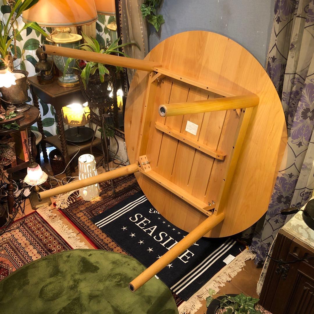 ￼sale 美品　アルダーソリッド　ラウンドテーブル　115 丸テーブル