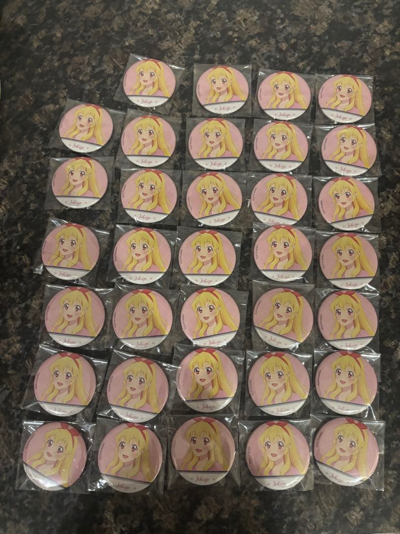 星宮いちご　缶バッジ　34点セット