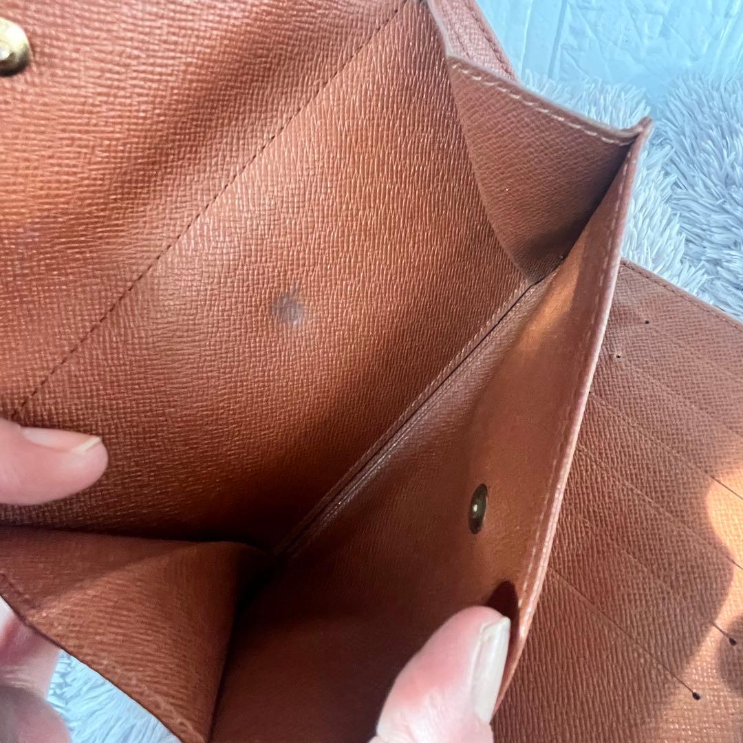 ルイヴィトン　ポルトトレゾール　エテュイパピエ　　モノグラム　折り財布