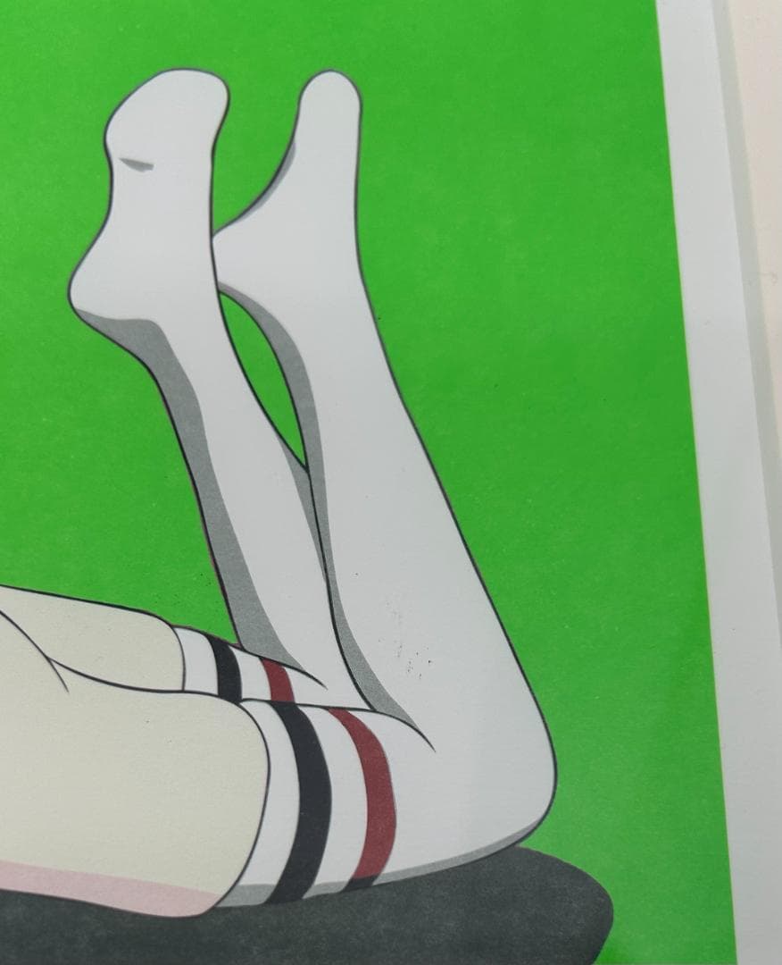 天野タケル 『Venus』複製原画サイン入り NEON GREEN +イラスト集