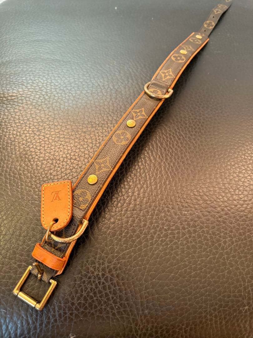 ルイヴィトン 大型犬用首輪