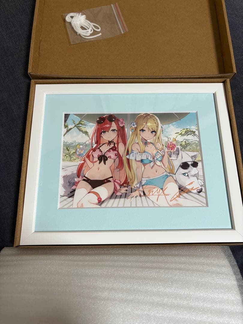 公女殿下の家庭教師　複製サイン入りキャラファイングラフ　S賞