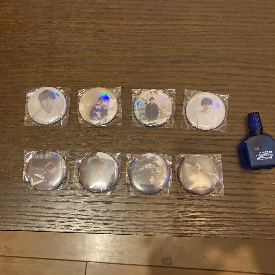 星野源　8個セット 缶バッジ 写真入り