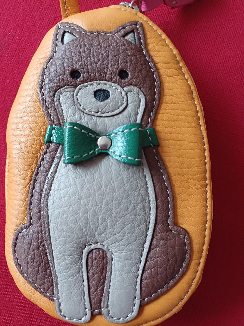 IBIZA　犬　レザー　小銭入れ　ケース　キーケース　ポーチ　未使用品