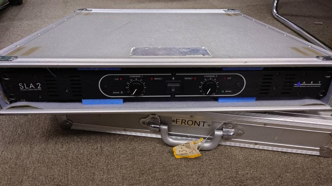 ART SLA 2 スタジオアンプ　1Uラック付き