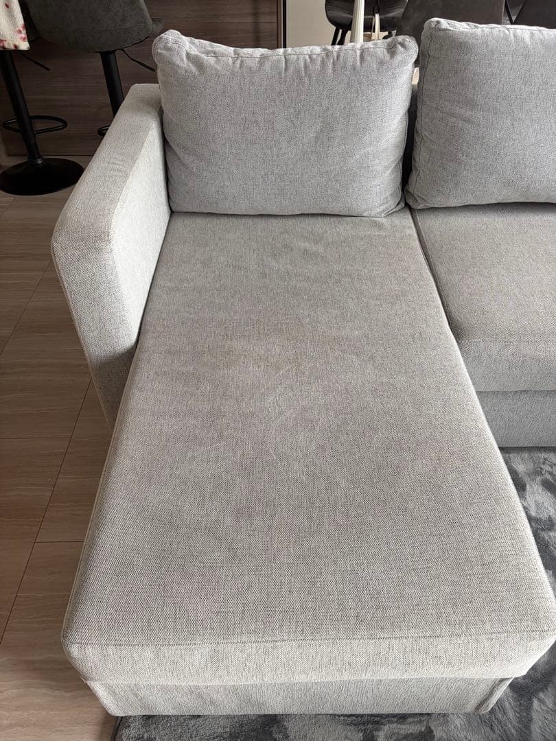 ニトリ　ノアーク　カウチソファー　3人掛け　ソファベッド　収納