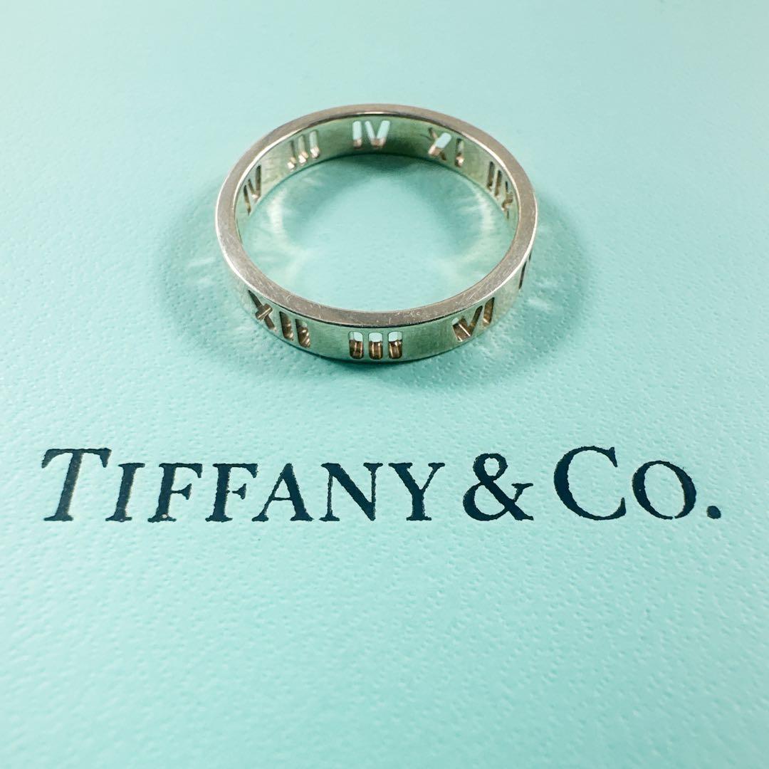 TIFFANY&Co ティファニー リング 指輪 アトラス オープン 15号 銀