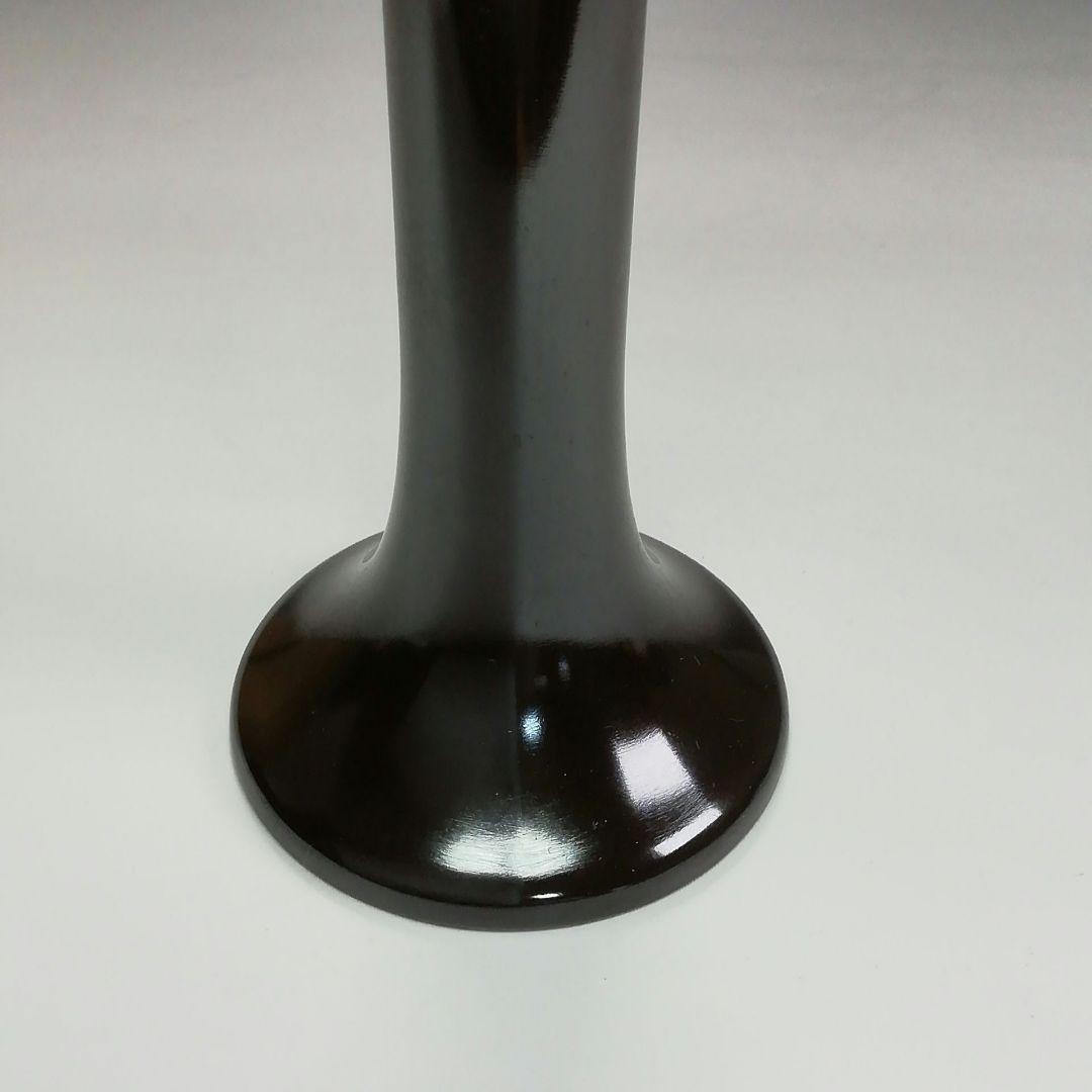 Ｓ４１２　花入　『唐銅　桔梗口　花入』『一ノ瀬宗也作』　共箱　花器