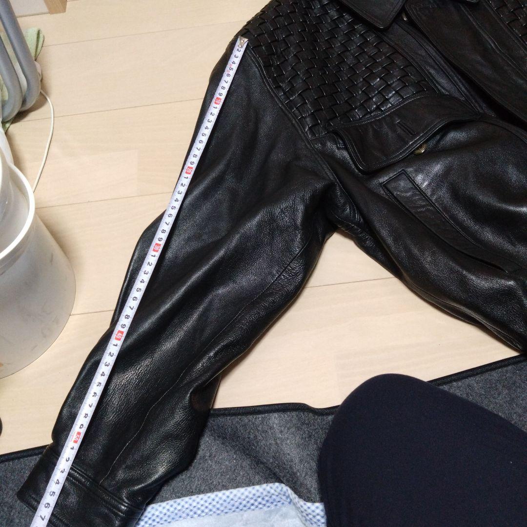 羊革レザージャケット メンズL ライダース ギラロッシュ 柔らかい日本製