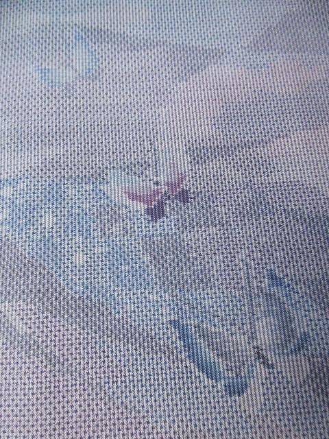 未着用に近い！白大島紬＊都喜エ門＊７マルキ＊本場大島紬＊着物＊１５７ｃｍ＊裄６４