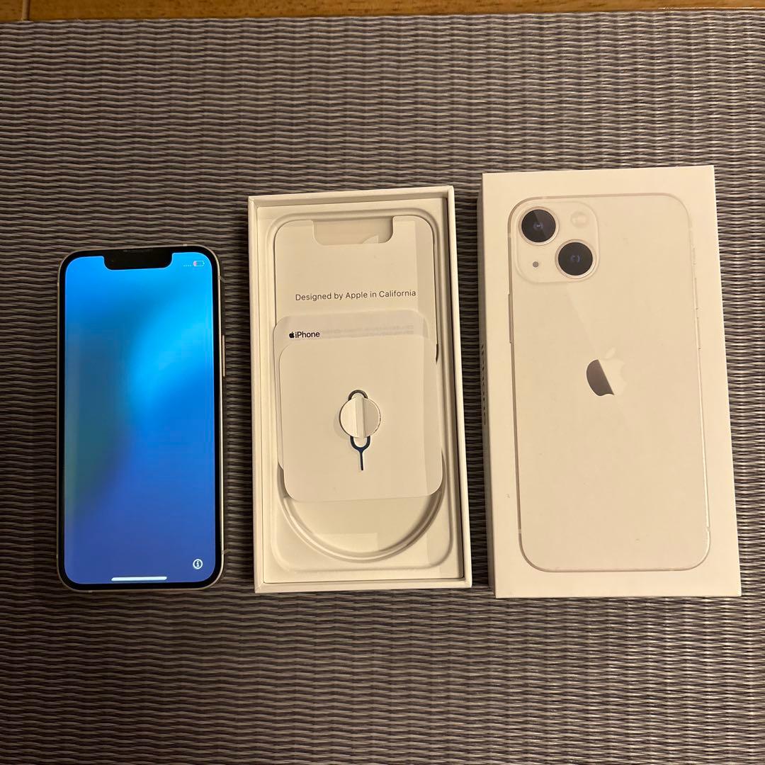 Apple iPhone 13mini ホワイト 本体