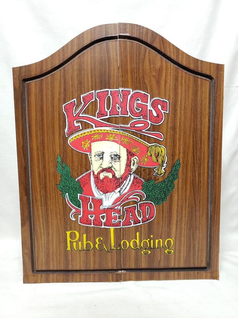 希少 80's ビンテージ未使用品 ダーツボード KINGS HEAD ④