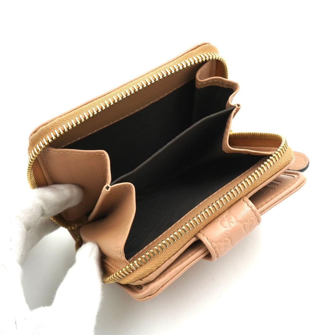 ✨未使用展示品　GUCCI ミニ財布　マイクロGG インターロッキング　ベージュ
