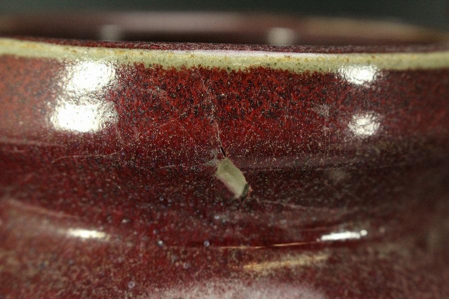 中国美術 紫斑釉 龍蓋 香炉 高25cm(LC126)