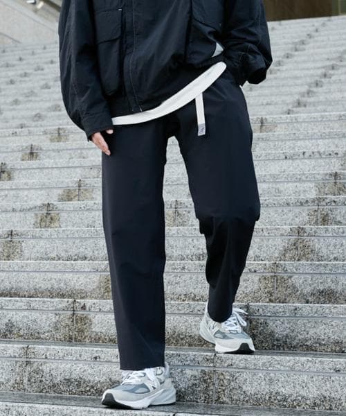 グラミチ ジーンズファクトリー 別注 エブリデイ ナイロンパンツ M ブラック