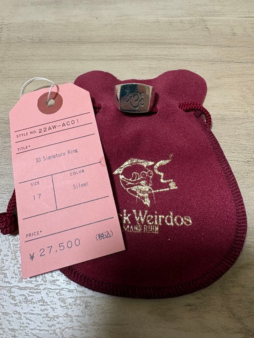 Black Weirdos ブラックウィドー リング Ring 17号