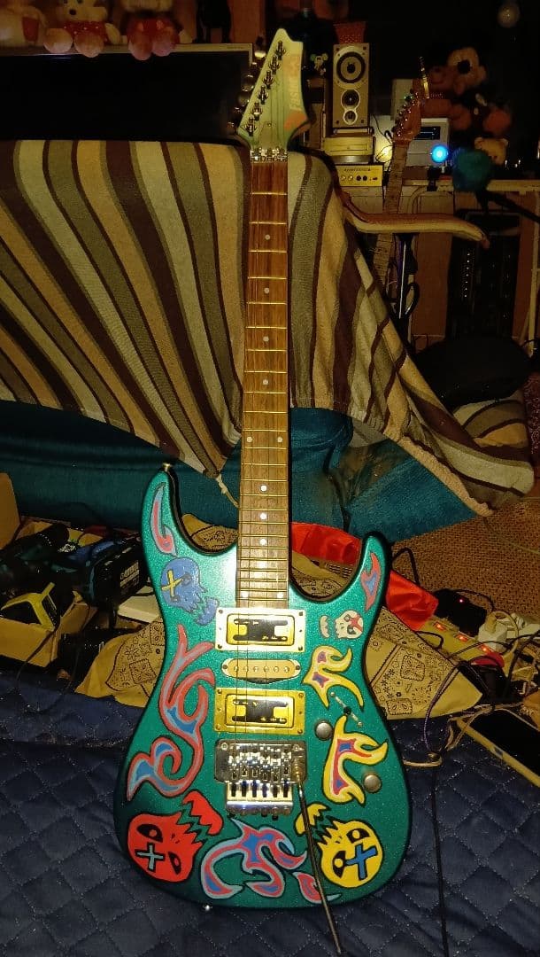 Faster エレキギター カラフルデザイン