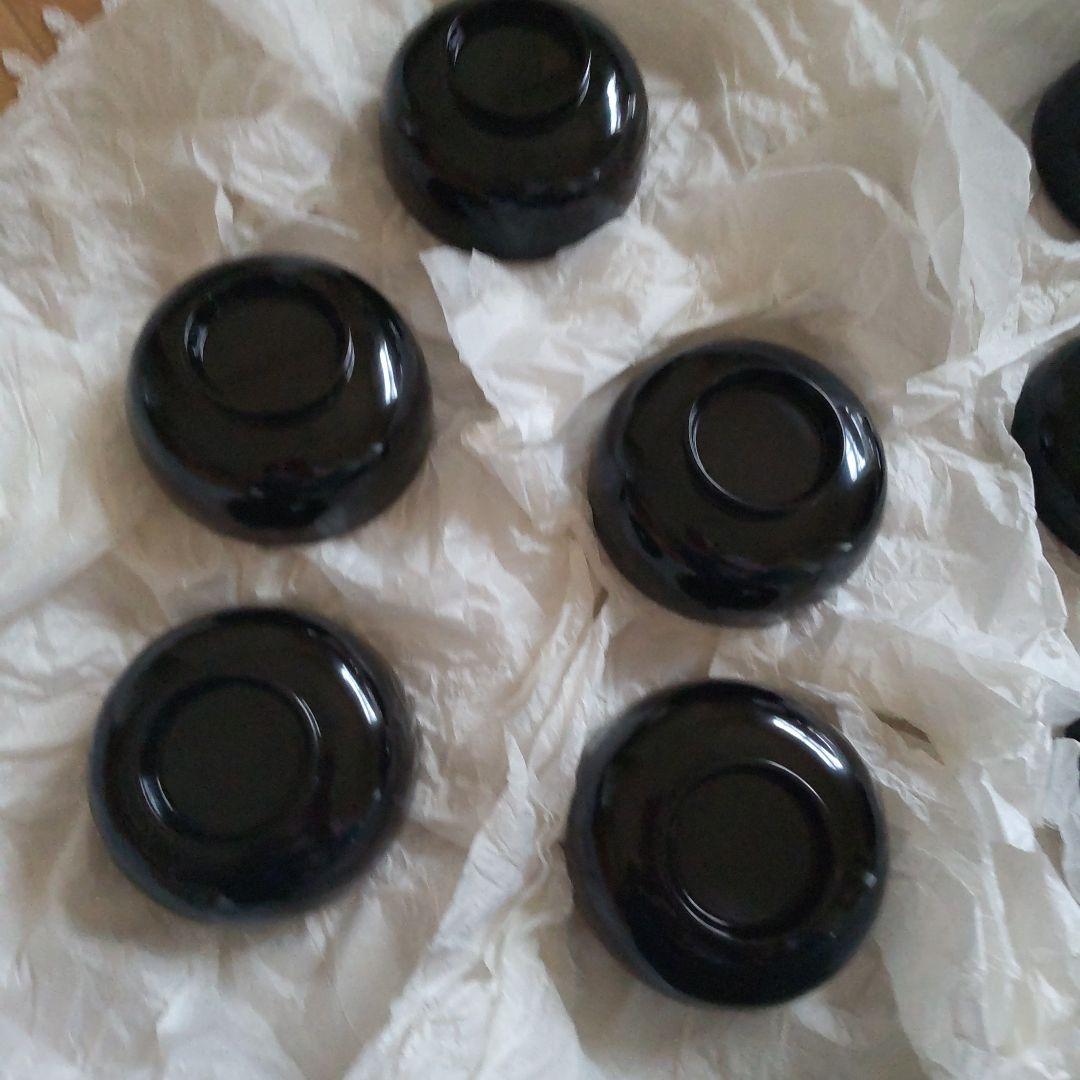 浄法寺塗　うるみ工芸　漆器 黒色椀 ５個セット 蓋付き　伝統工芸　新品未使用