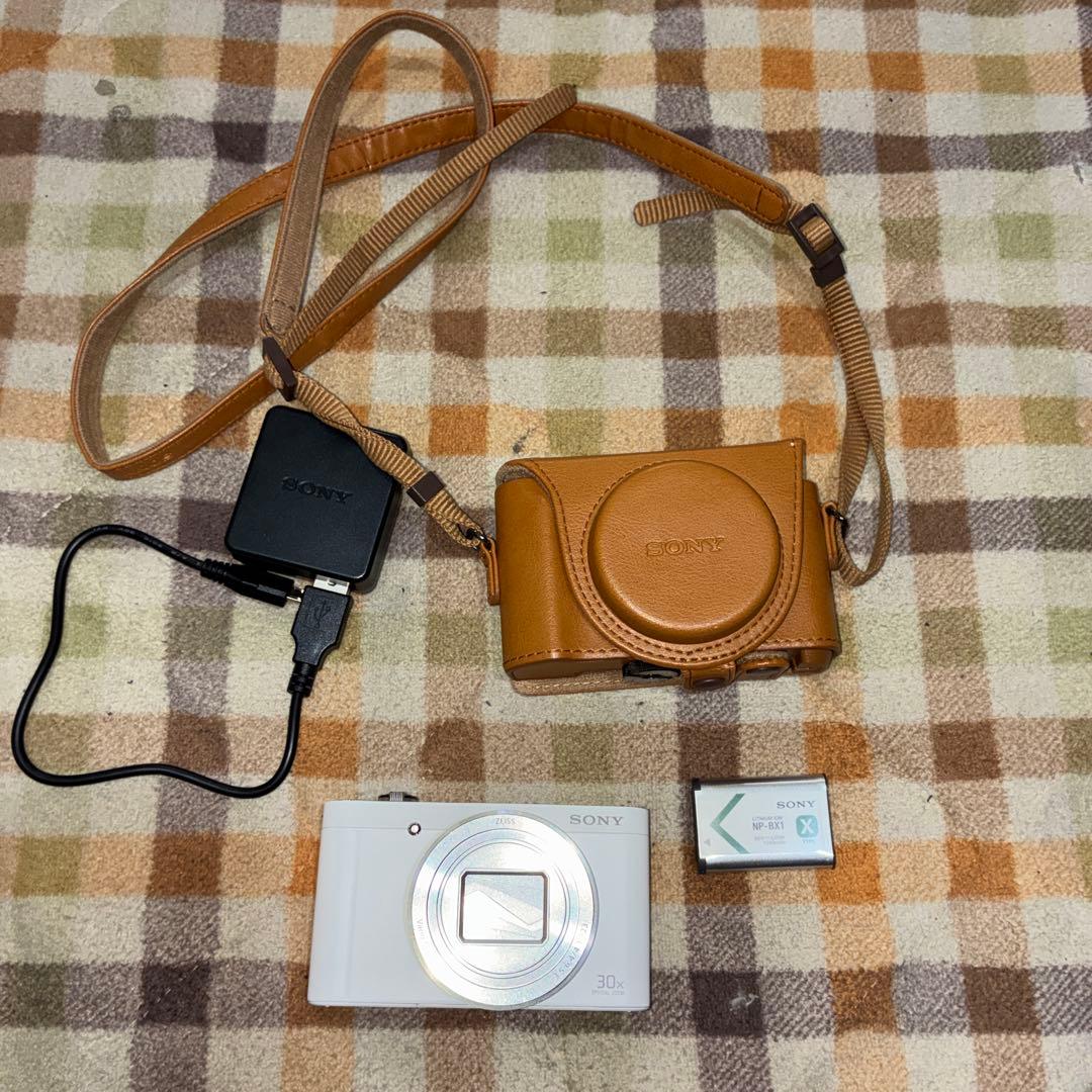 ケース付きSONY Cyber-shot DSC-WX500 デジタルカメラ