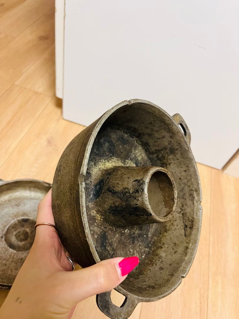 文化パンヤキ特製　超レア　零戦　ジュラルミン　戦闘機　昭和レトロ　円型パン焼き器