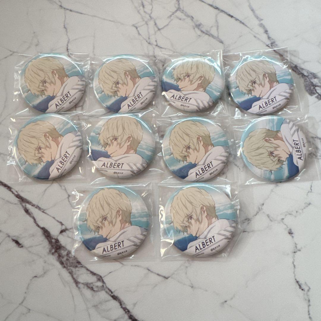 劇場版Free! RW 缶バッジ　アルベルト・ヴォーランデル10個セット