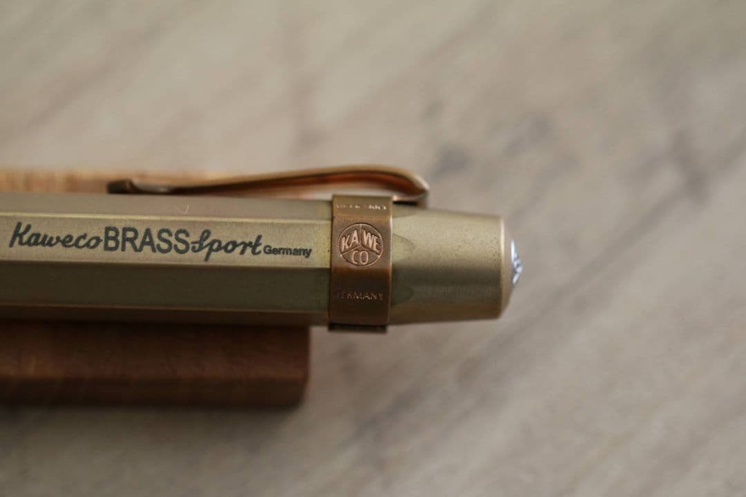 Kaweco カヴェコ BRASS Sport M 中字 ブロンズ Nクリップ付