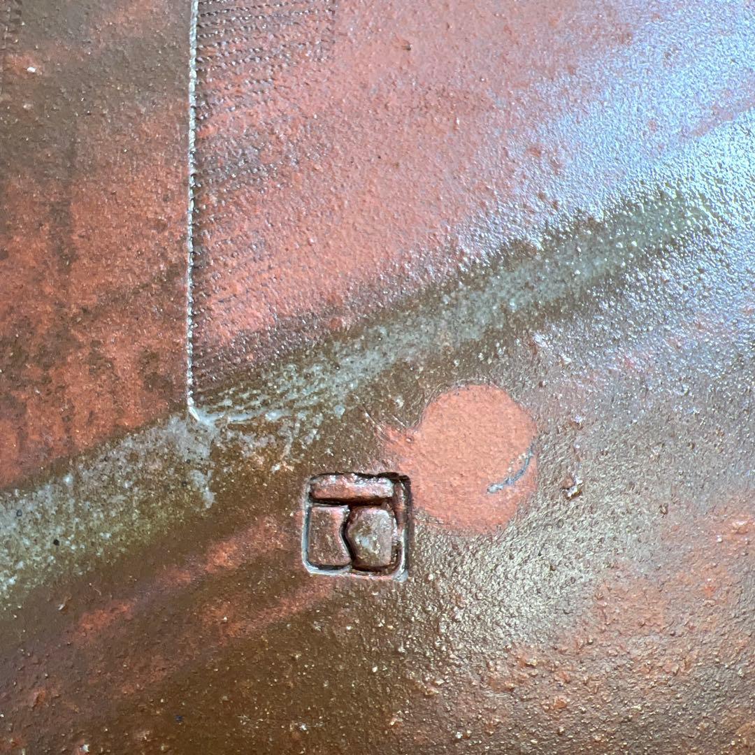 加山哲也作　桜花文組皿　共箱　幅約46㎝　東Y7-1107②