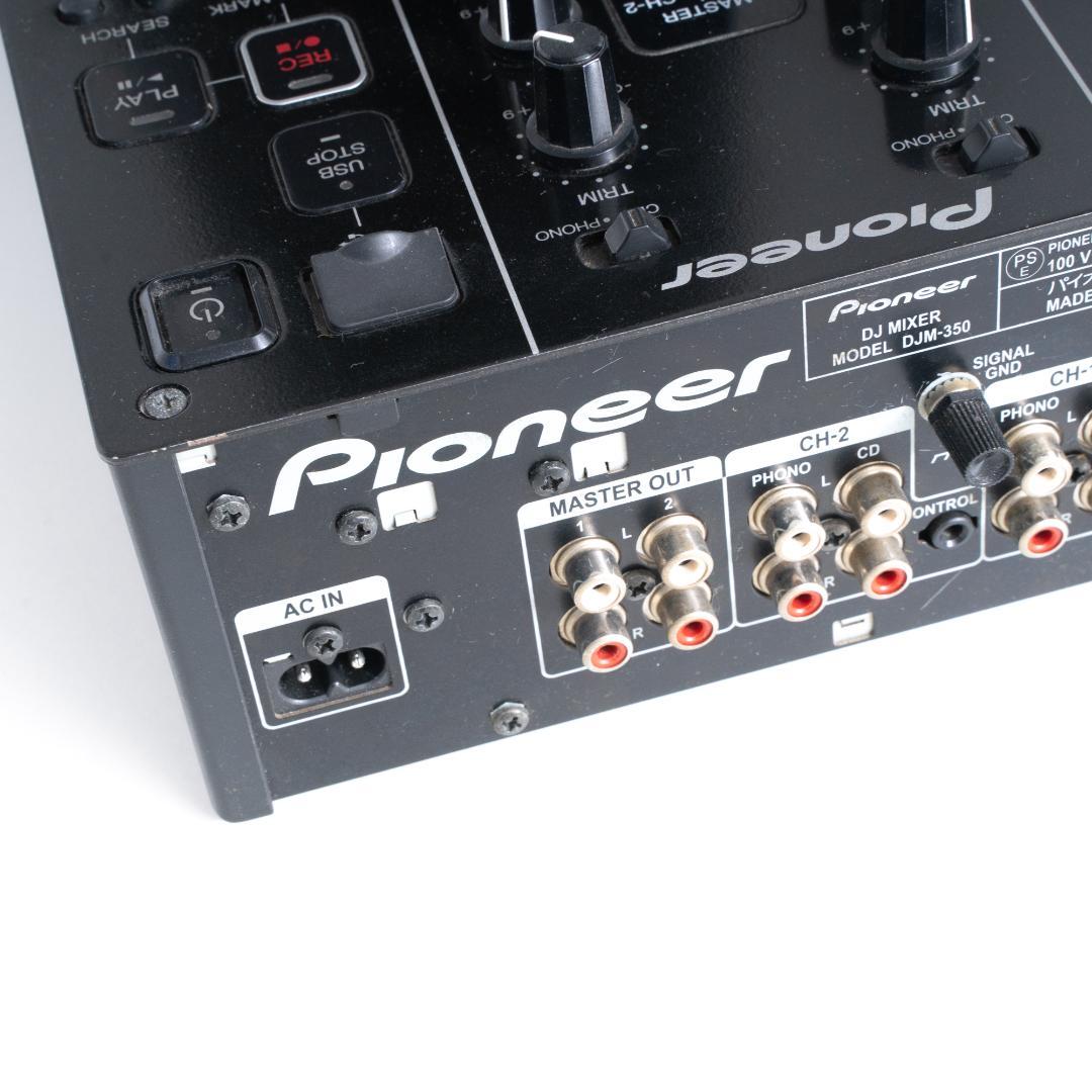 動作確認済み Pioneer DJM350 録音機能搭載 2ch DJミキサー