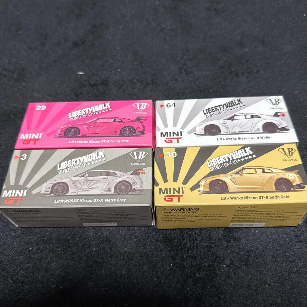 MINI GT リバティーウォーク 日産 GT-R 4種セット