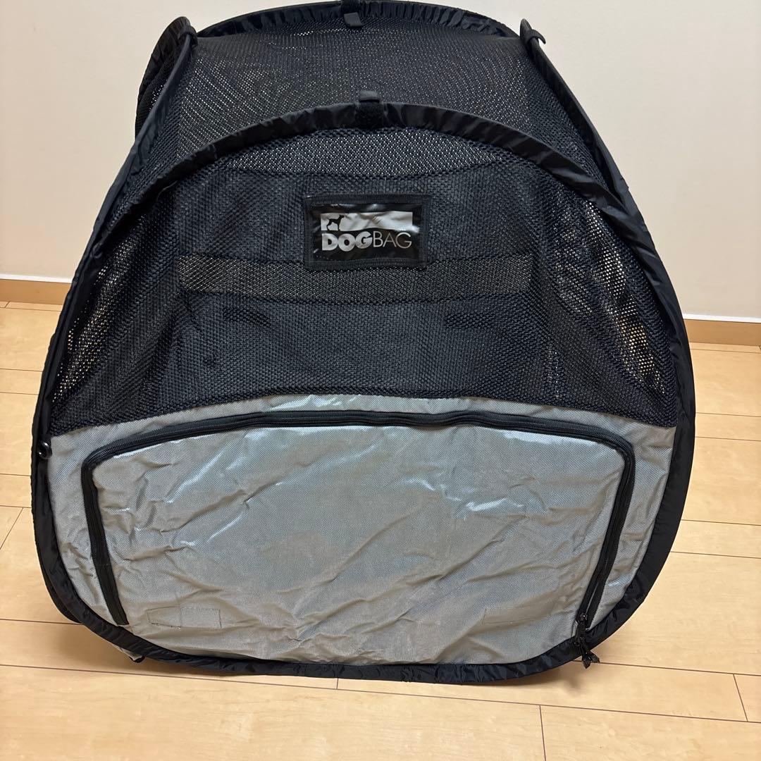 DOGBAG ブラック メッシュキャリーバッグ