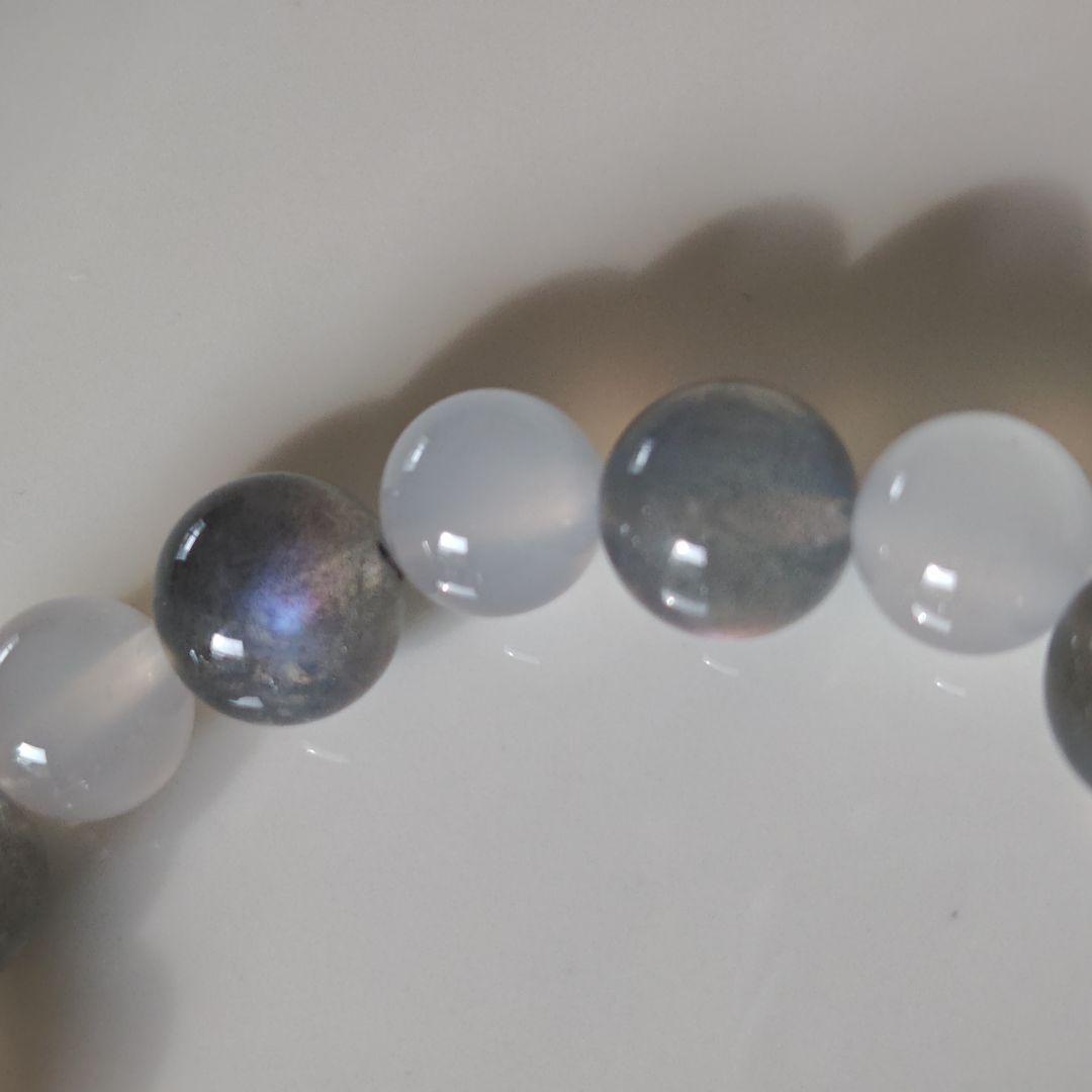 専用です♡レアバイカラー水蓮花天珠、黒蝶貝、白蝶貝、グアテマラ産翡翠、スキャポラ