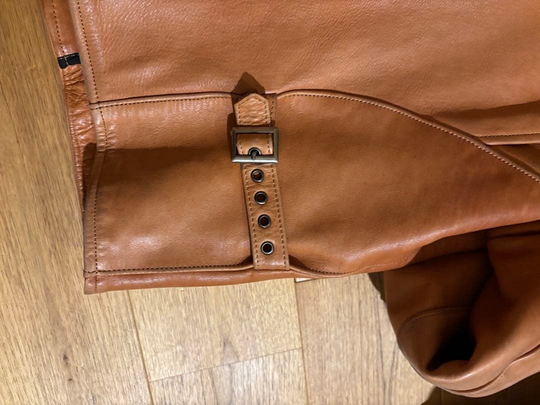 【ハンバーグ】シングルライダースジャケット　GIN URBAN