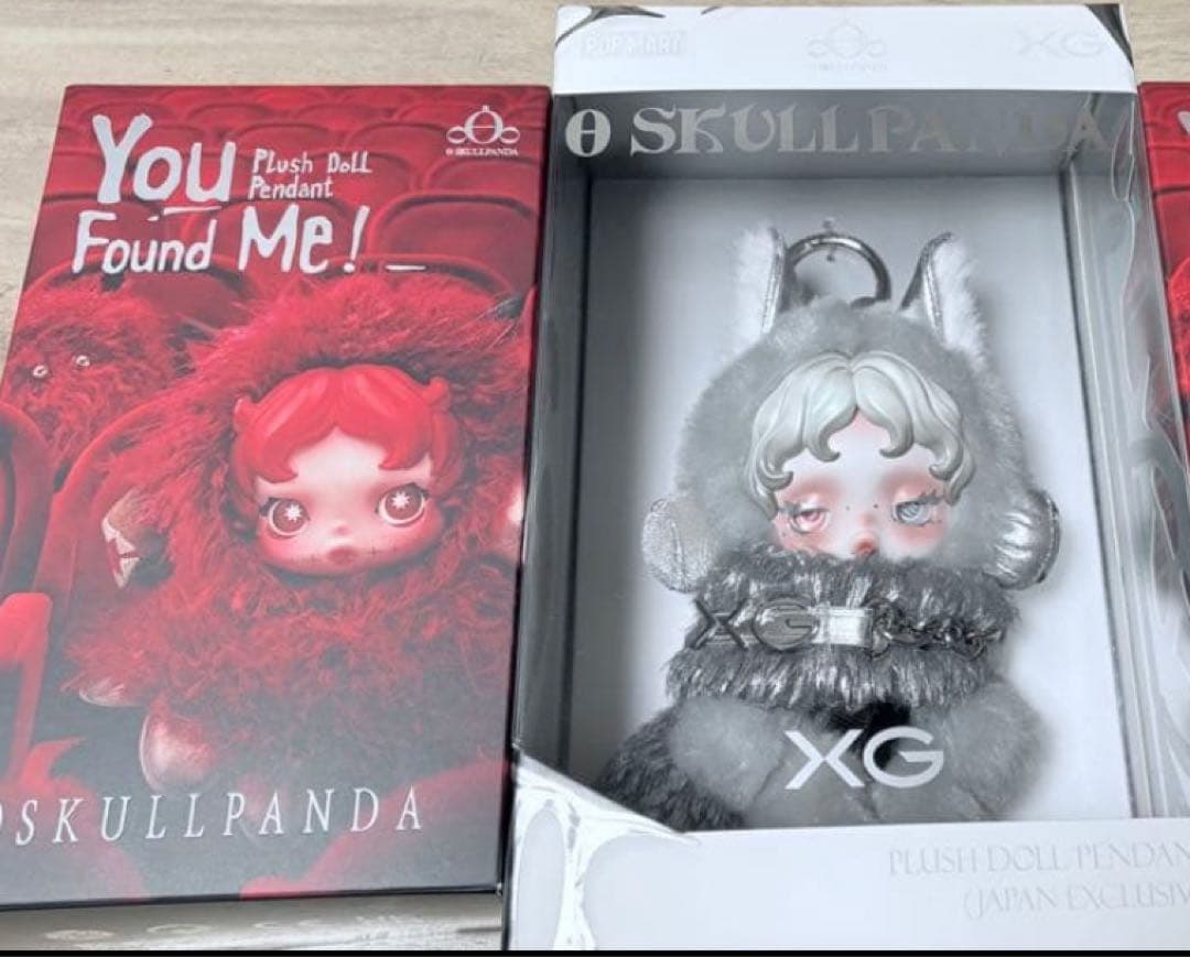 SKULLPANDA、2点set、XG日本限定、Darkness