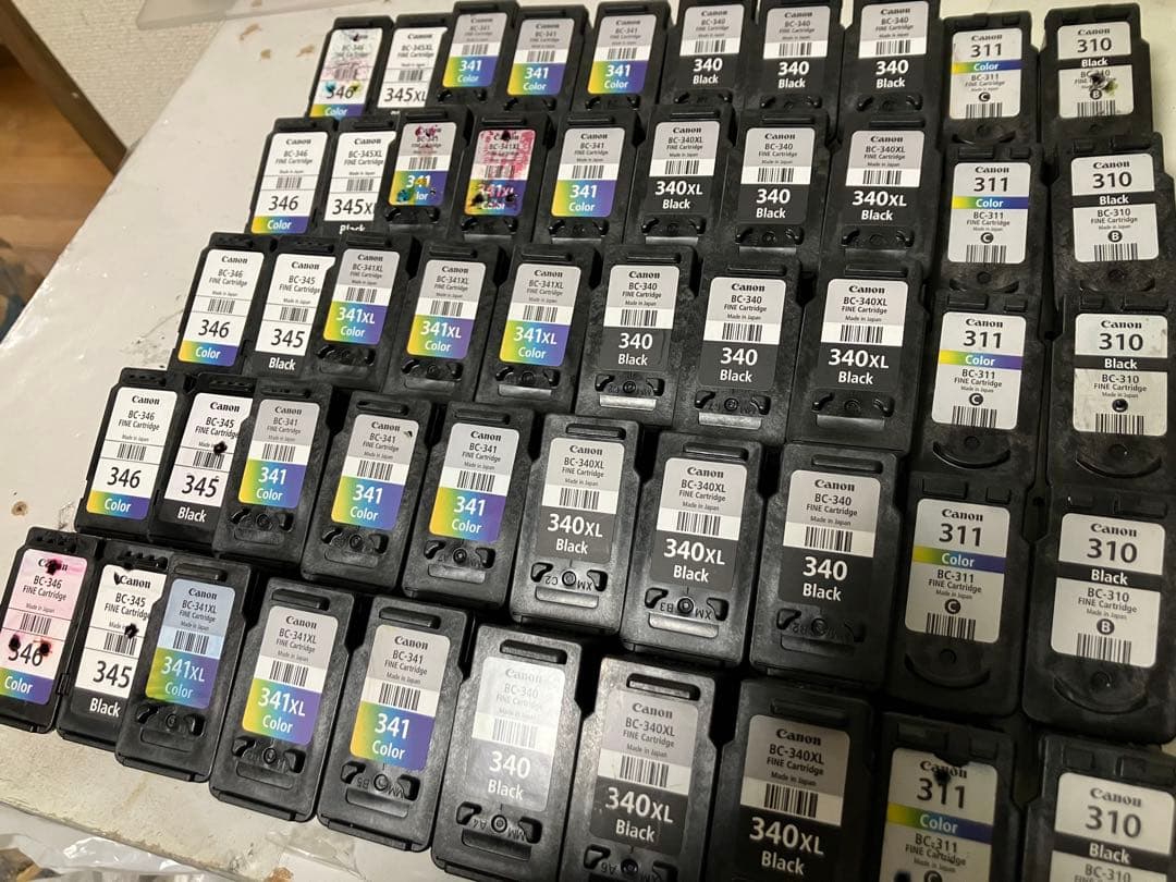 Canon インクカートリッジ 純正　50個セット　使用済み