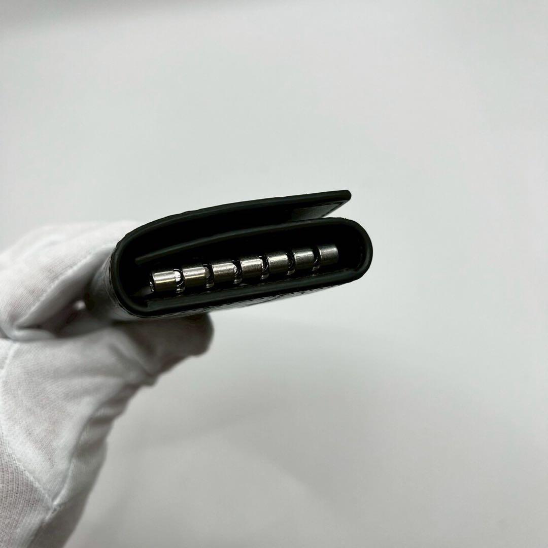 【美品】 CELINE セリーヌ キーケース クロコダイル型押し カーフスキン