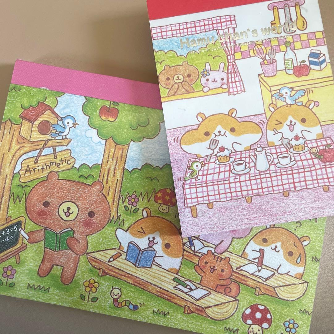 クラックス　ハムちゃんワールド　平成レトロ　メモ　２冊