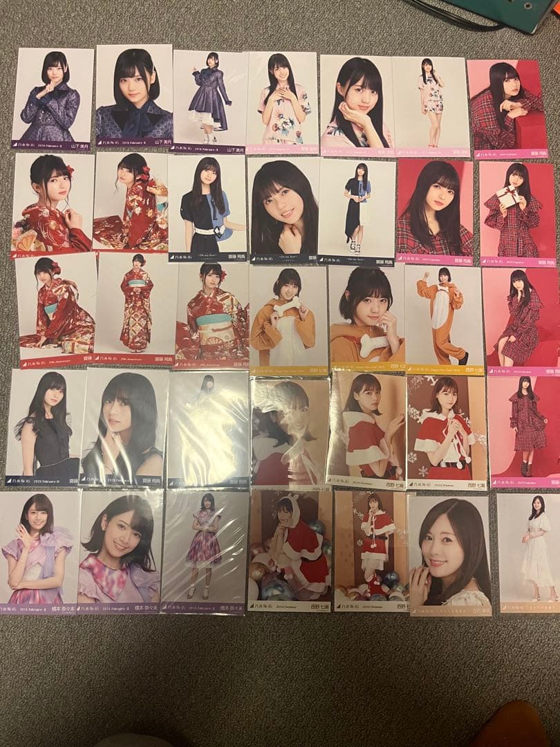大量！激レア！お得！乃木坂46生写真引退品まとめ売りファイル付き