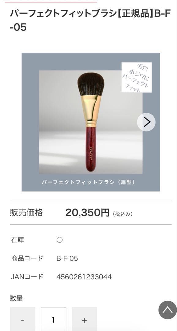 美粧堂 パーフェクトフィットブラシ【正規品】 超美品