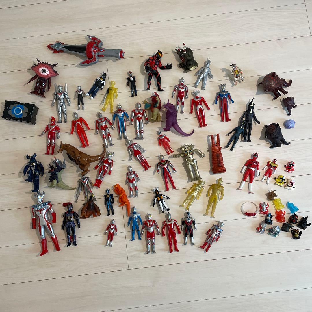 ウルトラマン　ソフビ　日本製　指人形　その他