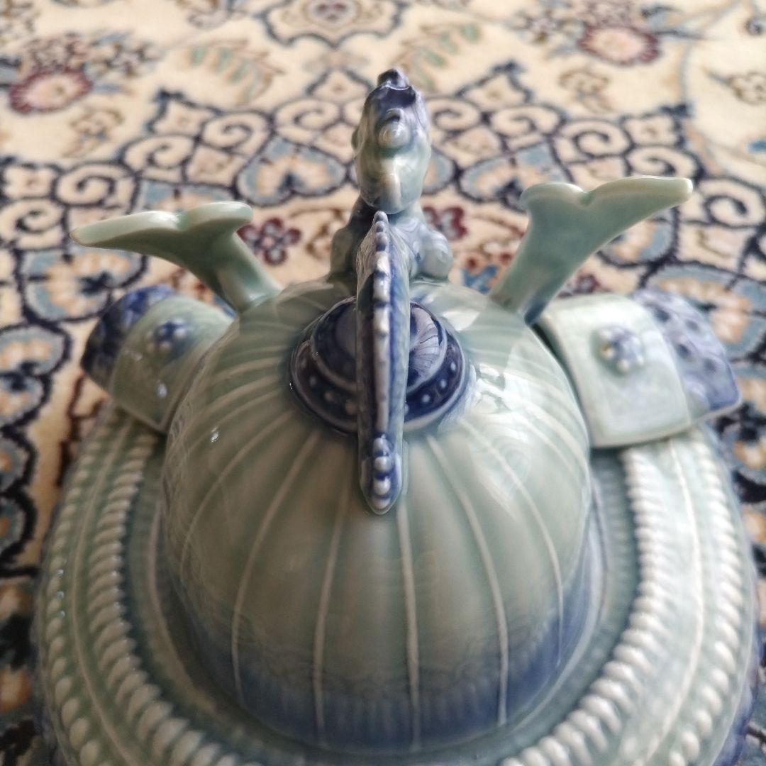 深川製磁 兜 置物 端午の節句 オールド深川 ヴィンテージ