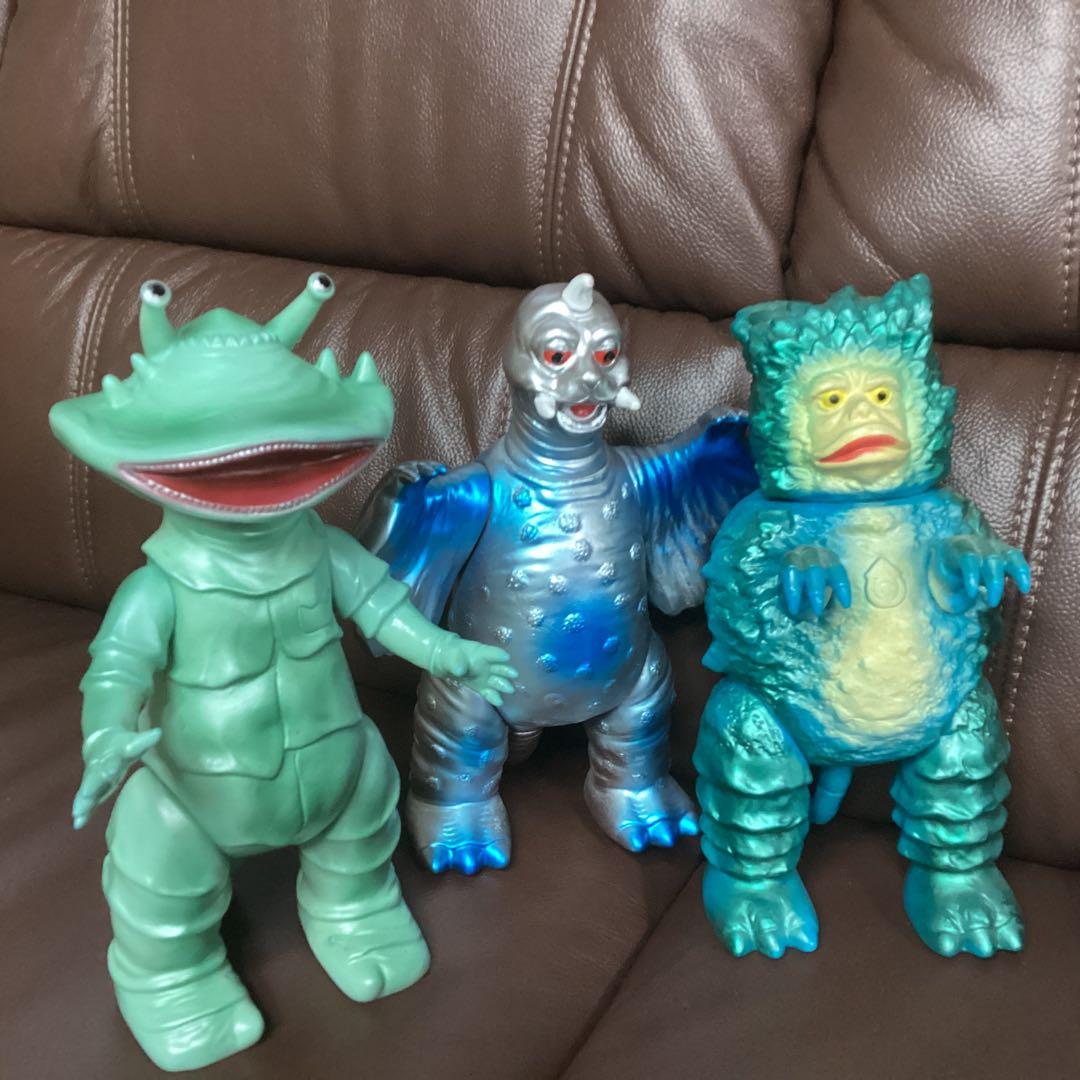 ブルマァク ウルトラQ怪獣7体セット　バラ売り値引不可　レアカラー有り現状渡し