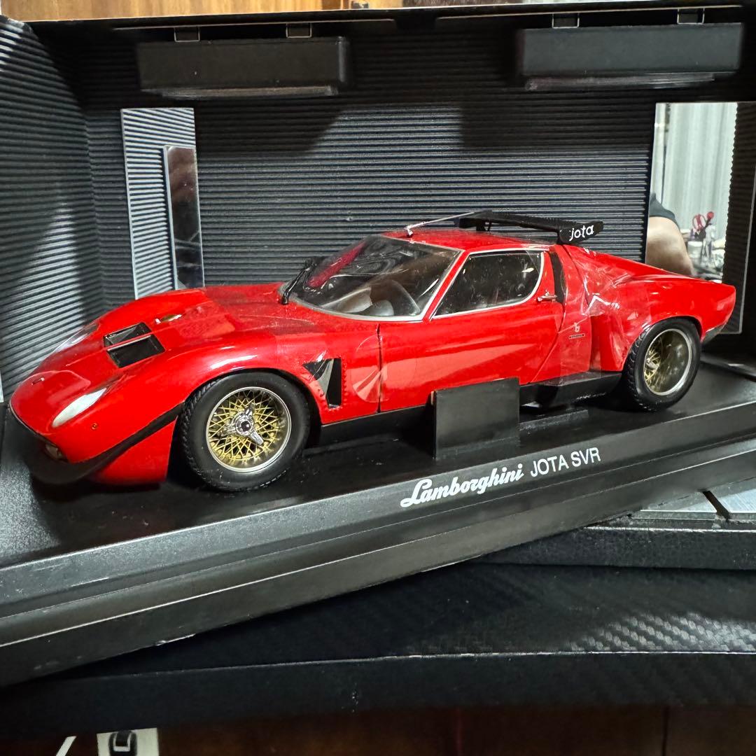 絶版未展示品 京商 1/18 ランボルギーニ イオタ SVR